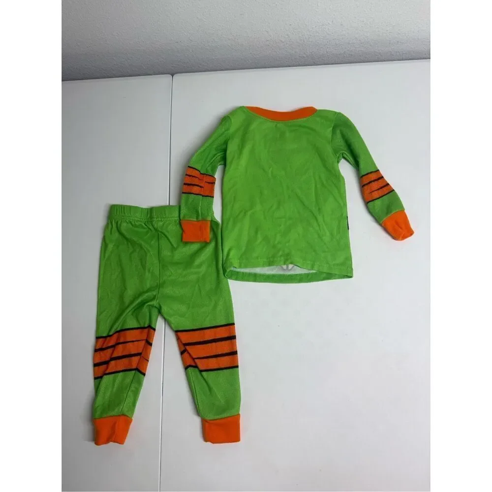 Teenage Mutant Ninja Turtles Halloween Michelangelo Pajama Set Size 18M